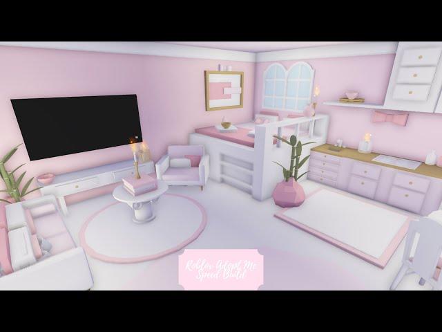 Low-Budget Pink Coquette Tiny Home Speed Build  Roblox Adopt Me!