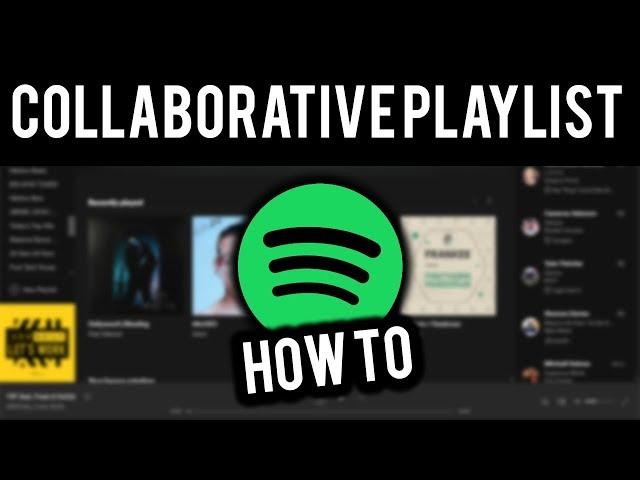 How To Make a Collaborative Playlist on Spotify APP!