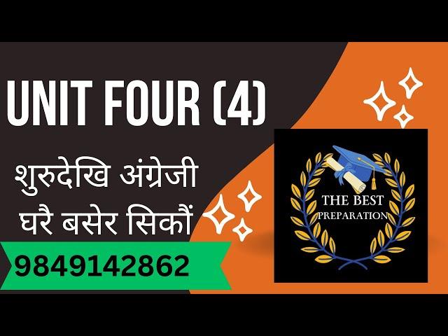 UNIT 4 Basic English UNIT_WISE || Learn English with netra sir || Have, has had The Best Preparation