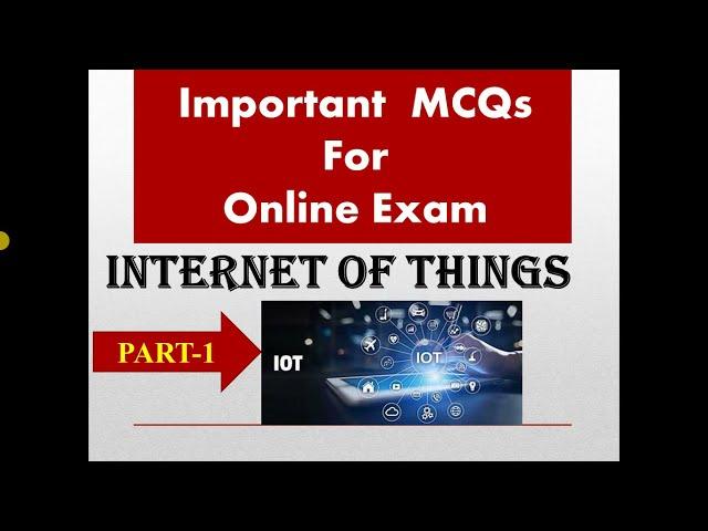 MCQs on IOT PART-1