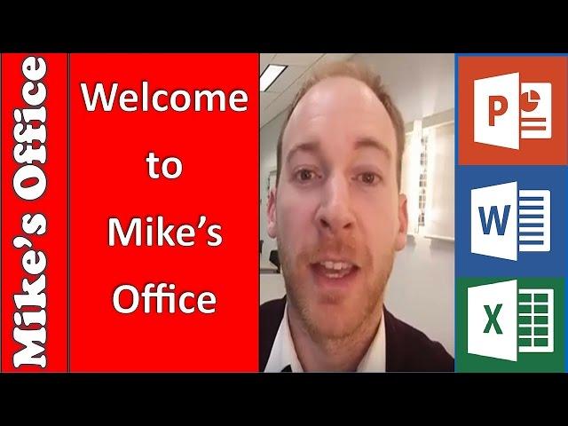 Welcome to Mike's Office!