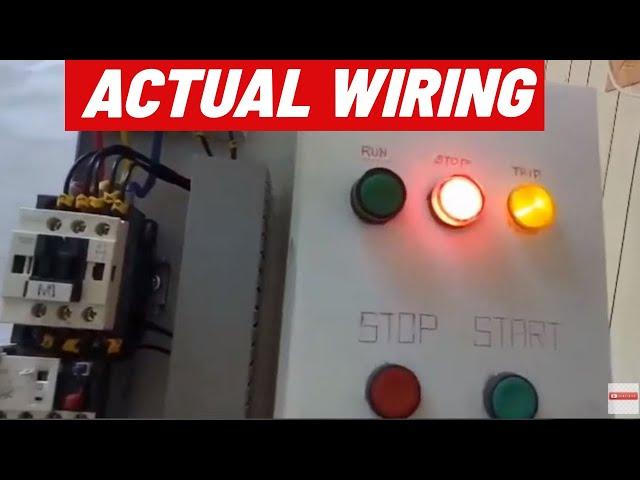 ACTUAL WIRING OF MOTOR CONTROL CIRCUIT (Tagalog)