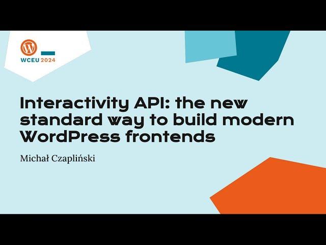 Interactivity API: the new standard way to build modern WordPress frontends
