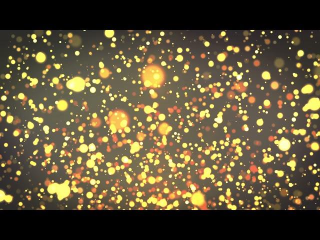 Yellow bokeh background loop | bokeh particles background | Free Stock Video