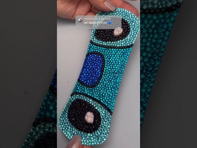 i made a stitch themed pad  #bedazzled | StinkyCrafts