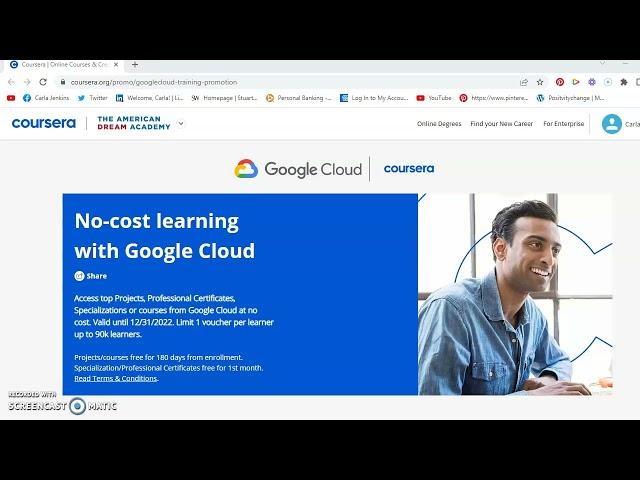 Coursera + Google Cloud Offering FREE 30-Day Certificate Learning Path And Exam Voucher