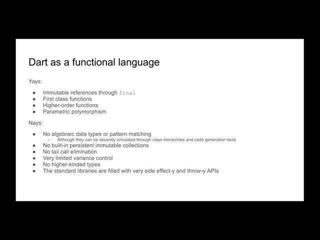 Pure functional programming in Dart by Björn Sperber