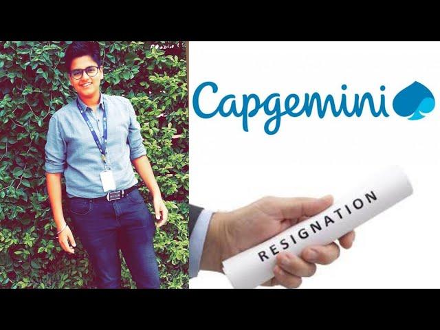 I resigned from Capgemini