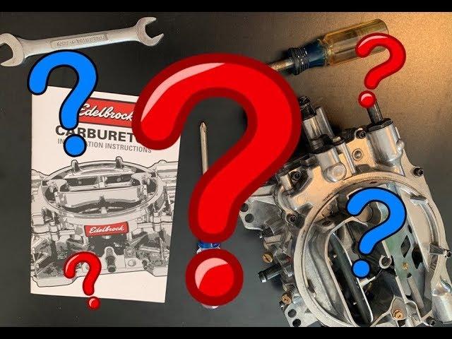 The Ultimate Edelbrock Carburetor Tuning Guide