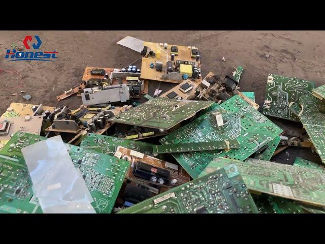 E Waste Recycling Machine  | Electronic Waste Shredding & Separation Plant Line