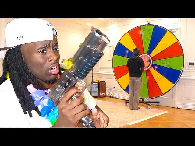 we bought paintball guns for the house...