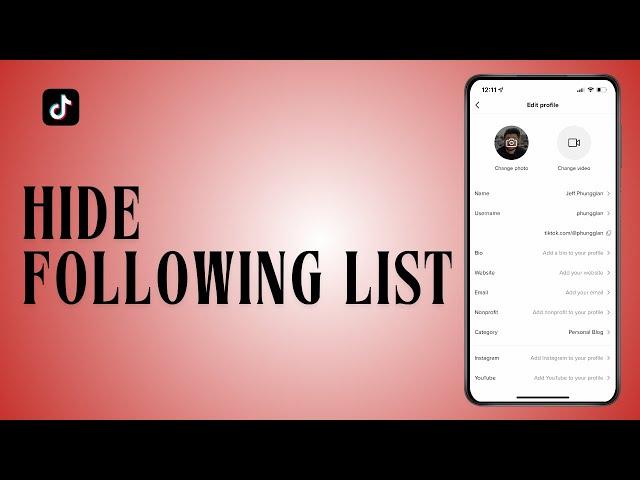 How to Hide Following List On TikTok (2024) I Net Nimble