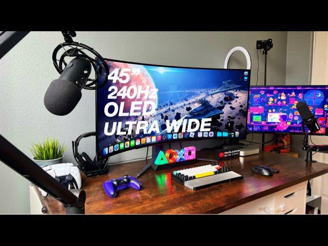 LG’s FIRST 45” OLED ULTRA WIDE GAMING MONITOR! (LG-45GR95QE)