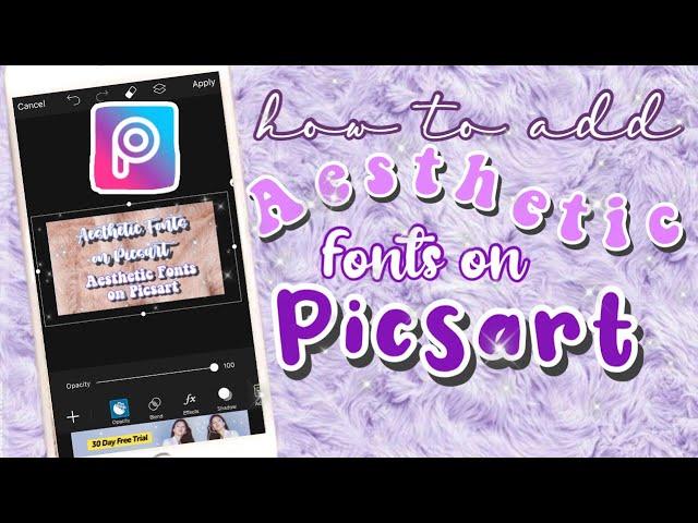 How to Import Aesthetic Fonts on Picsart(Android/IOS)|| Add aesthetic Fonts on Picsart| CUTE EDITPRO