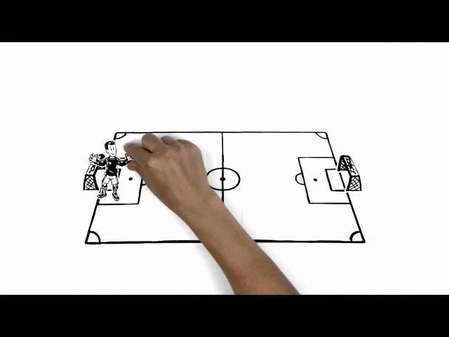 The simpleshow explains the offside rule