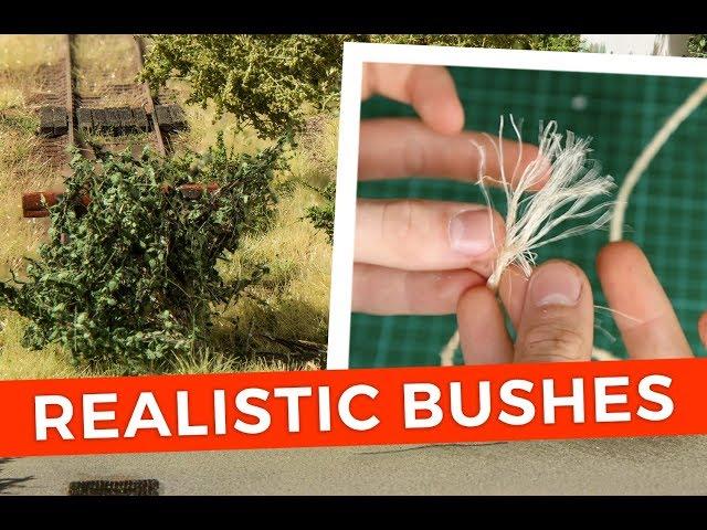 Modelling realistic bushes - model scenery tutorial #2