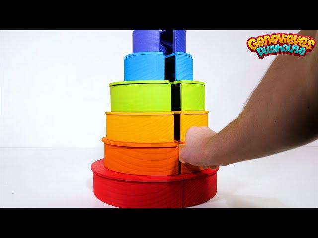 Rainbow Learning Blocks for Toddlers and Kids!