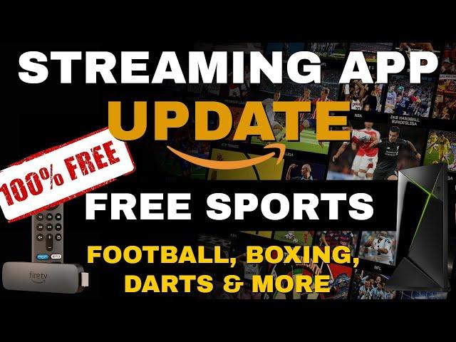 Exciting New Update For Streaming App With Tons Of Free Sports Content!