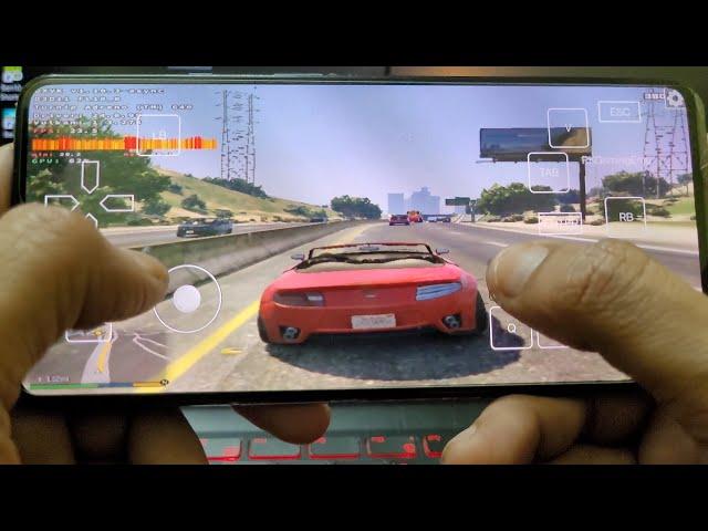 GTA5 Sd855+ 8gb Ram Mobox Wow64 Game Test Android Windows Emulator