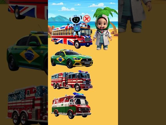 Which car do you Like? Car police, car ambulance, car bus school,? #cartoon #comedy #funny