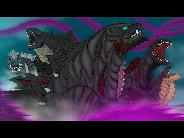 Godzilla vs Dark Void Ghidorah | PANDY Animation Kaiju BATTLE! (Full Version)