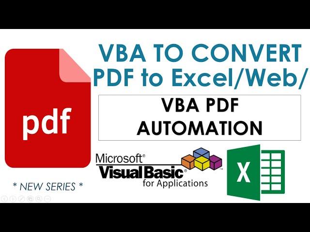 VBA to convert PDF document to Word, Excel, Web - VBA PDF Automation-9