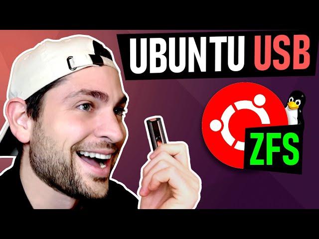 Install Full Ubuntu with ZFS on a Single USB Drive (Ultimate 24.04 Edition)