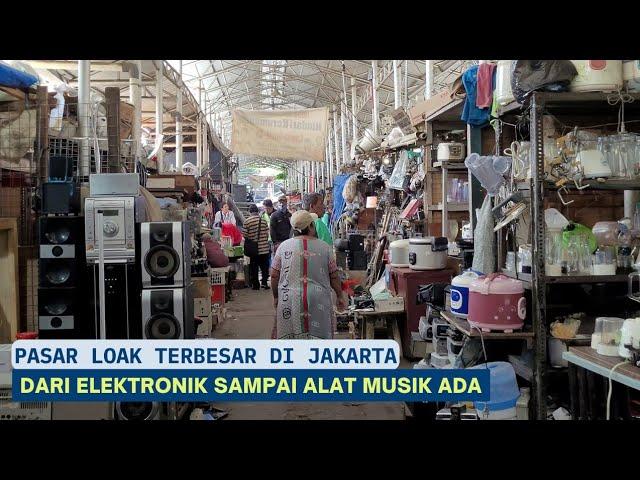 The Largest Flea Market in Jakarta | Poncol Senen Market, the Center of Used Goods