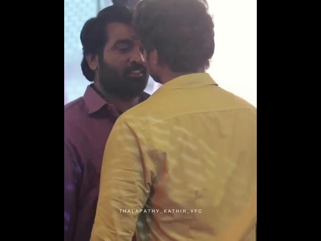 Vijay and Vijay Sethupathi friendship status #shorts #ytr #Thalapathy #Makkalselvan please subscribe