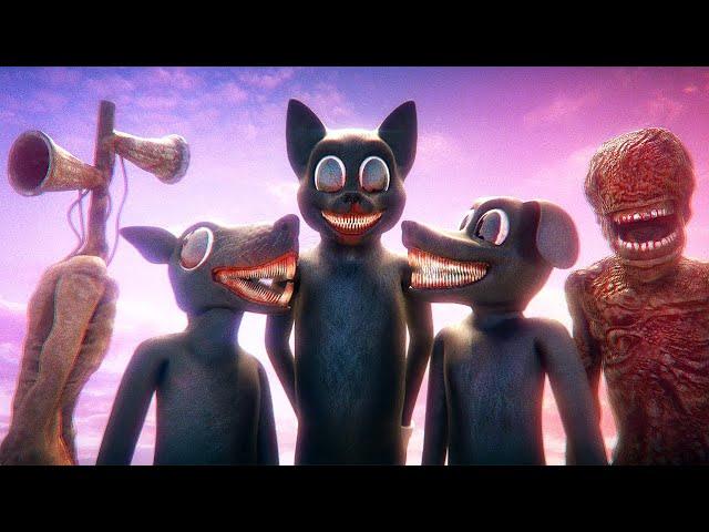 All Creatures on CAMERA Highlights | Cartoon Cat, Siren Head, Cartoon Dog & Cartoon Rat