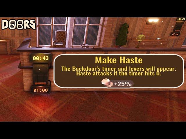 Roblox DOORS: "Make Haste" Modifier Full Playthrough (Timer Levers in The Hotel)