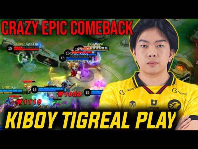 Kiboy Tigreal 200 IQ Plays Epic Comeback VS AP Bren