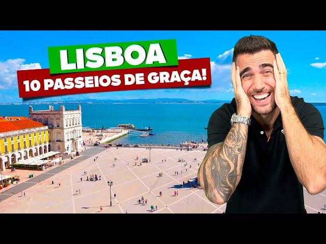 10 coisas de graça para fazer em LISBOA! Passeios incríveis e gratuitos! O que fazer em Lisboa!