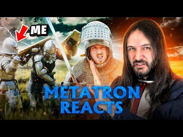 Medieval Fighting was kind of... Insane: Metatron REACTS