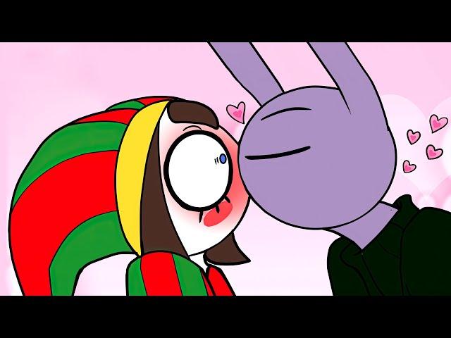 Sweet Christmas Kiss  | Jax x Pomni | The Amazing Digital Circus Comic | TADC