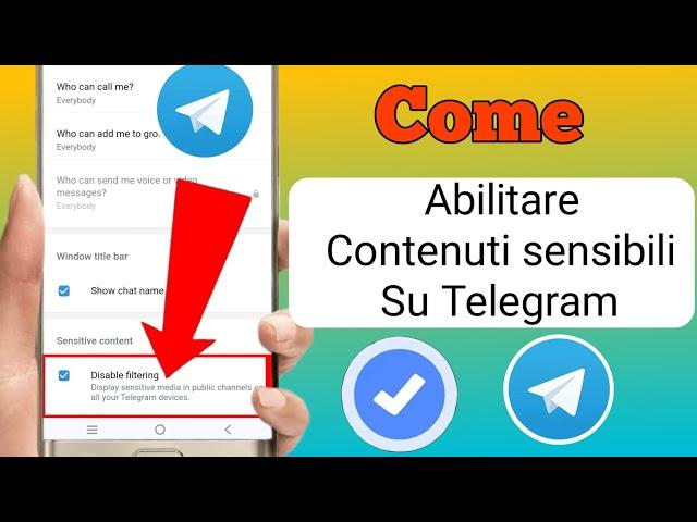 Come abilitare i contenuti sensibili su Telegram 2024 (Android e iOS)contenuti sensibili su telegram