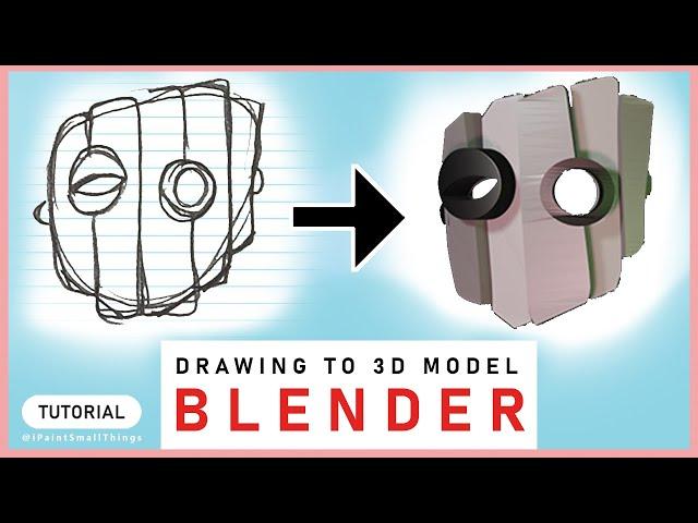 Easily Turn a Drawing into a 3D Model in Blender