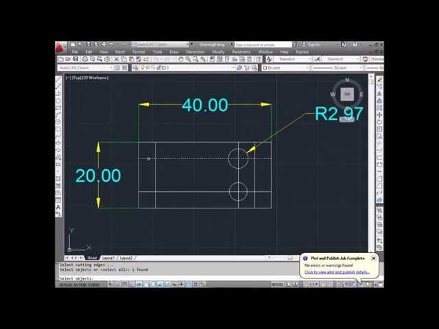 AutoCAD Tutorial How To Use TRIM Command