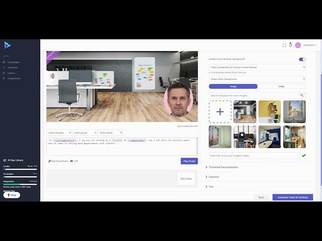 Reachout.ai Quick Walkthrough - AI based video prospecting platform