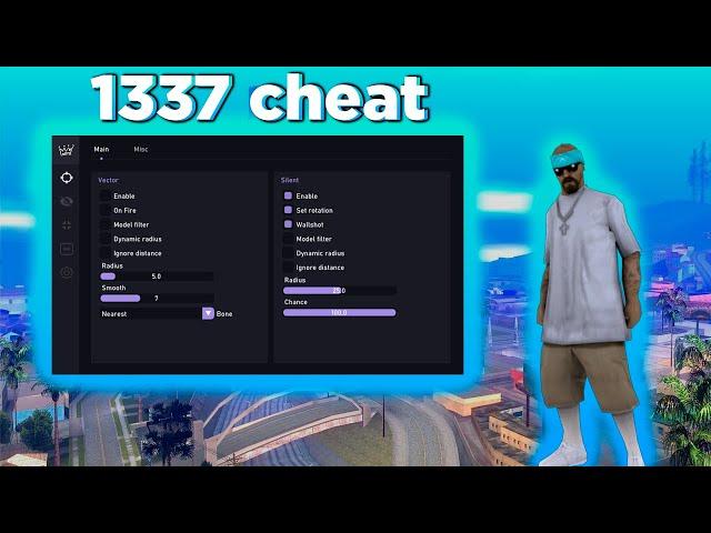  СЛИВ 1337 CHEAT // ЛЮТЫЙ ЧИТ НА SAMP [AIM, WH, AUTO +C]