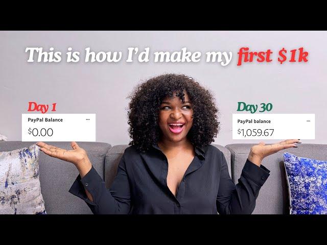 If I started freelancing in 2024, here’s how I’d make my first $1k | Its simpler than you think!