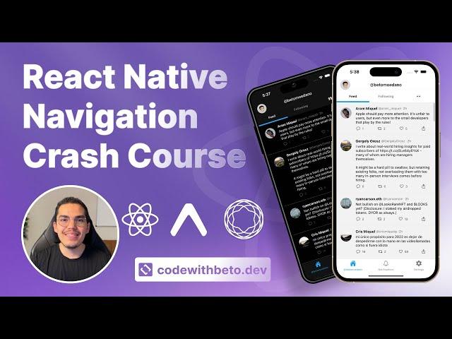 React Navigation Tutorial for Beginners - Complex Navigation Flows with React Native