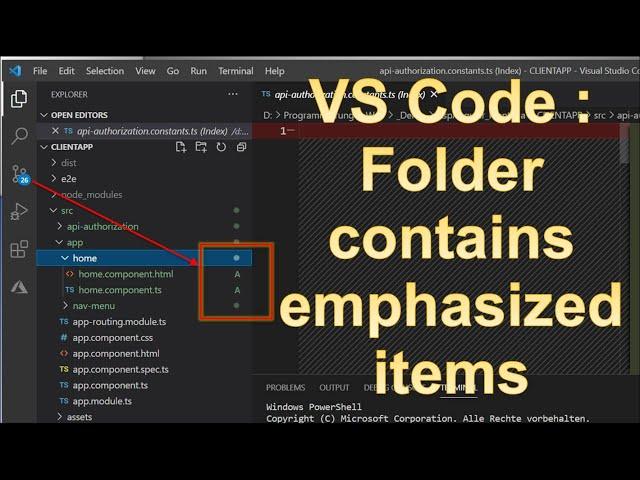  Solved: Folder contains emphasized items  Disable Git Source Control  in VSCode VS Visual Code