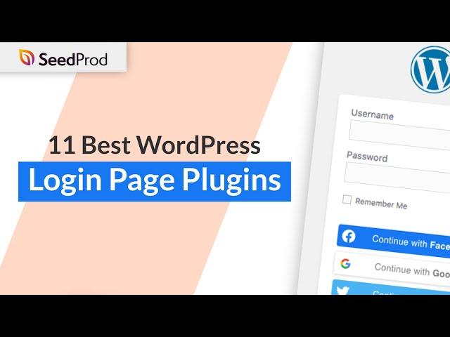 11 Best WordPress Login Page Plugins in 2025