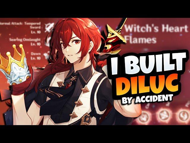 So I ACCIDENTALLY Built Diluc... | Genshin Impact