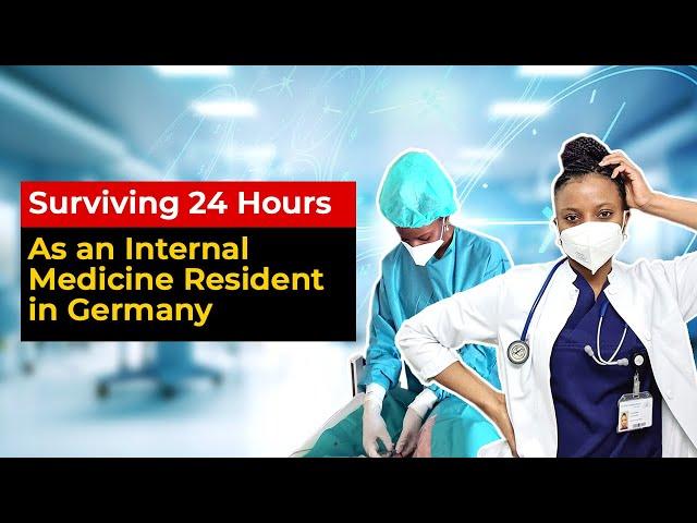 A Day in my Life as an Internal Medicine Resident: 24-Hour Shift! Germany