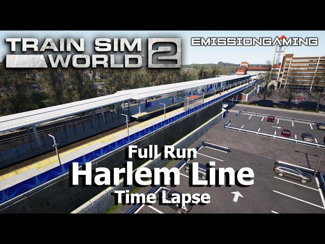 Harlem Line - Time Lapse - Train Sim World 2