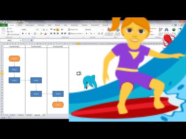 Create a Flowchart in Excel