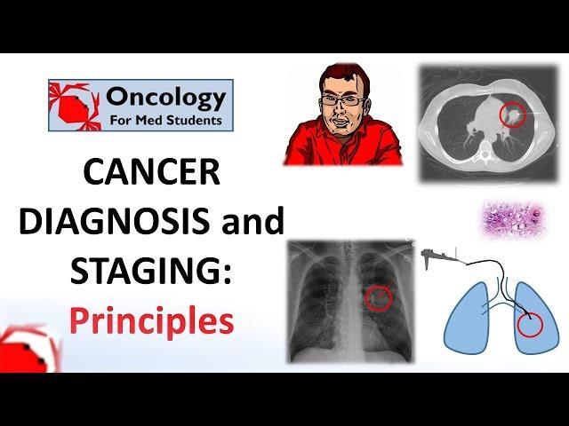 Cancer Diagnosis: initial tests, biopsy and tissue diagnosis, staging and the MDT