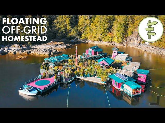 27 YEARS Living Off-Grid on a Self-Built Island Homestead